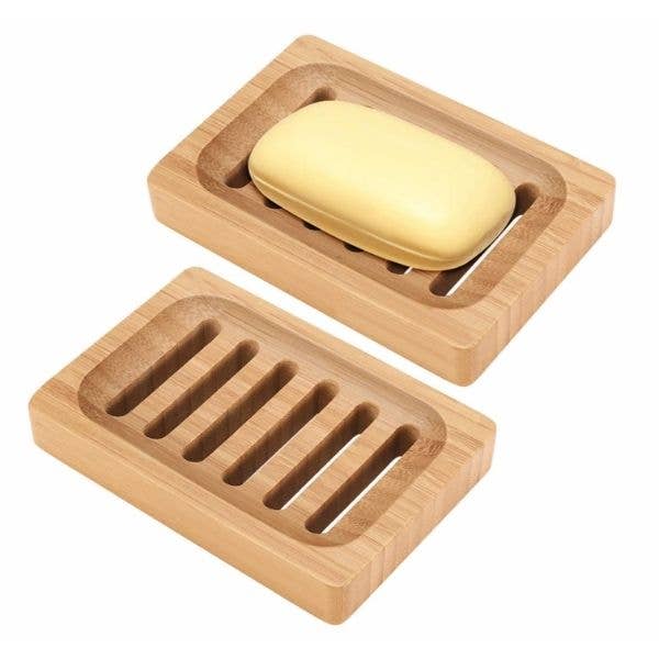 Bamboo Wooden Soap Dishes