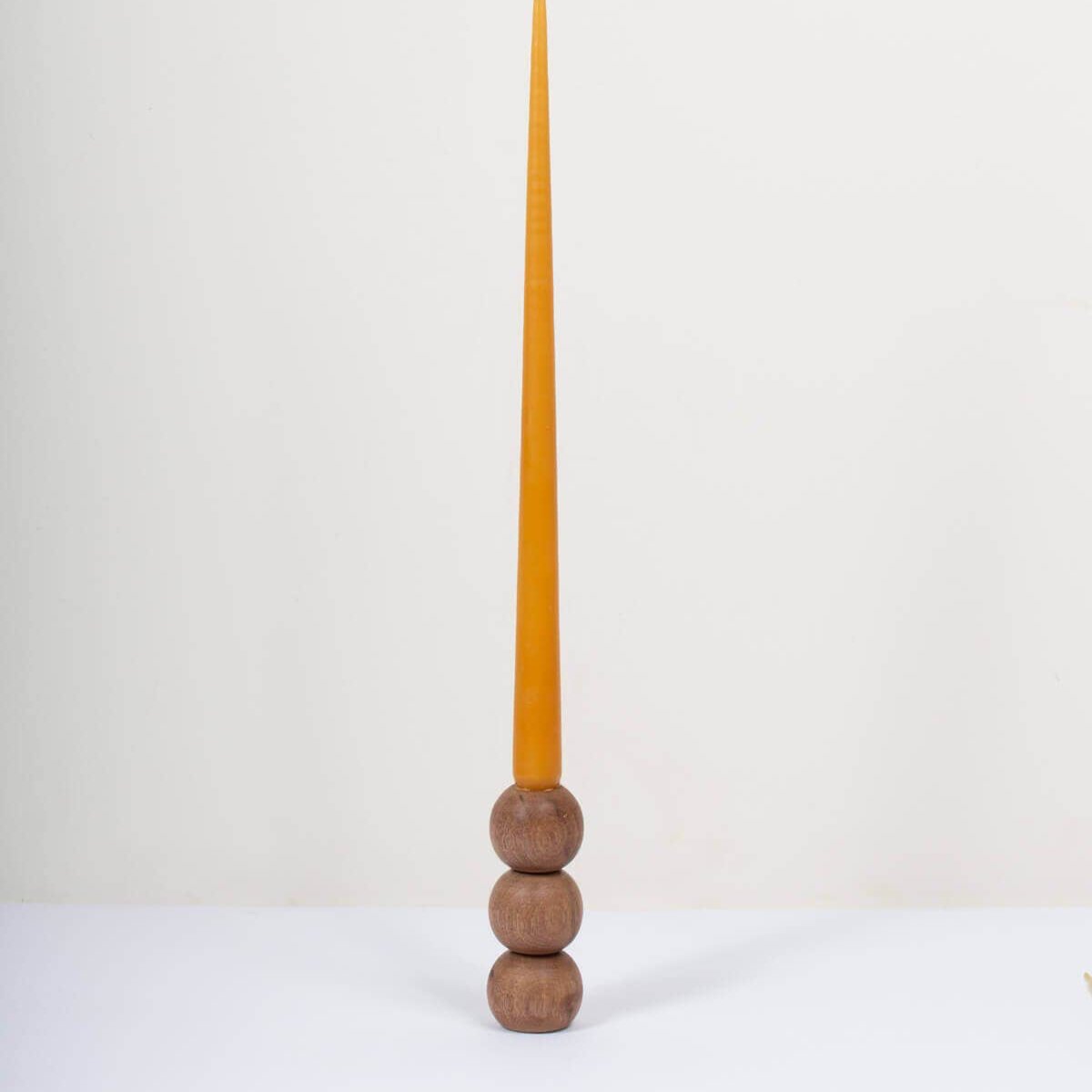 Walnut Wood Candlestick