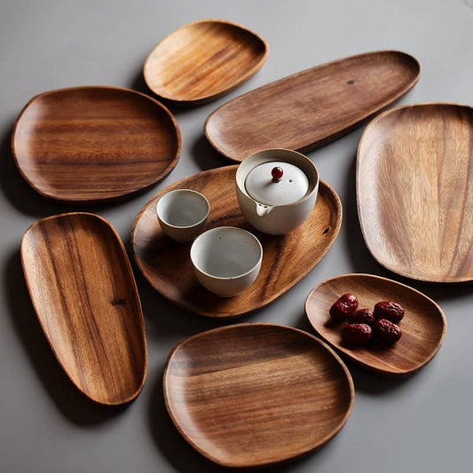 Acacia Wood Decorative Trays